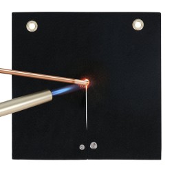 Hitsaussuojahuopa hiilikuituinen 305x305 mm 3 mm 982°C putkille metallirenkailla