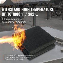 Hitsauspeite hiilikuituinen 310 x 700 mm 3 mm 982 °C 1 pakkaus