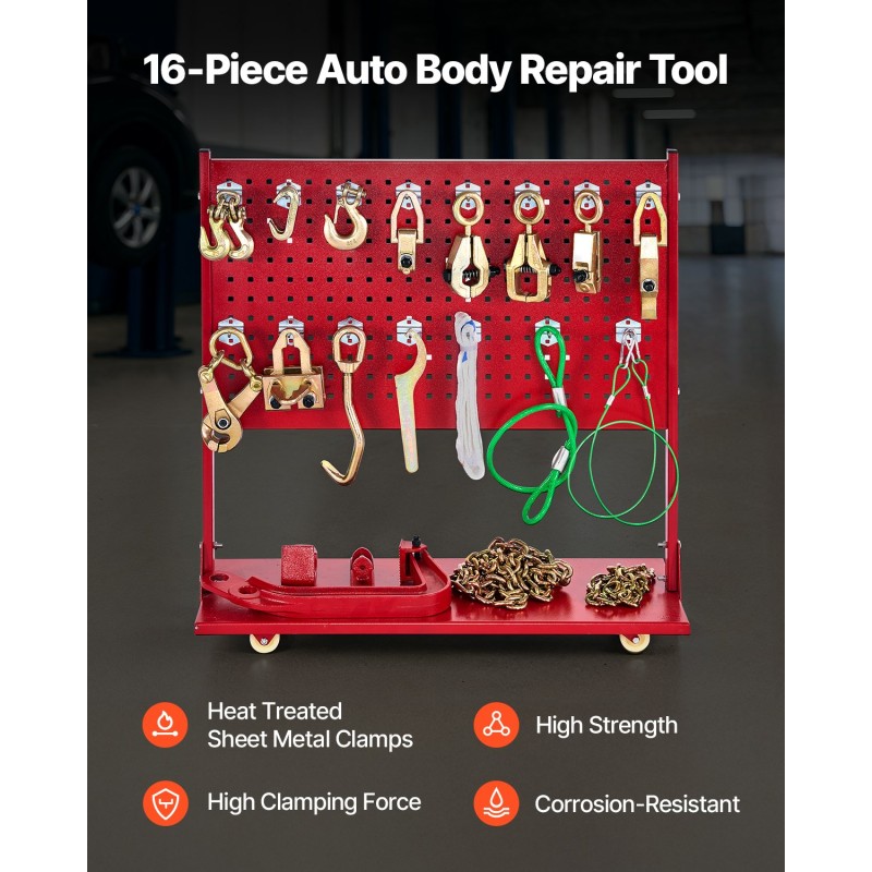 Korin oikaisulaite 6T vetovoima hydraulinen jalkapumppu kääntyvä pylväs 16 oikaisutyökalua