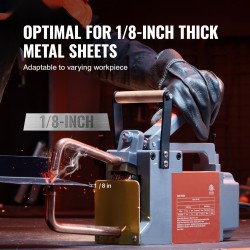 Pistehitsauslaite kannettava 1/8-tuumainen noin 3 mm 8KVA hiiliteräs ruostumaton teräs ja alumiinilevyille