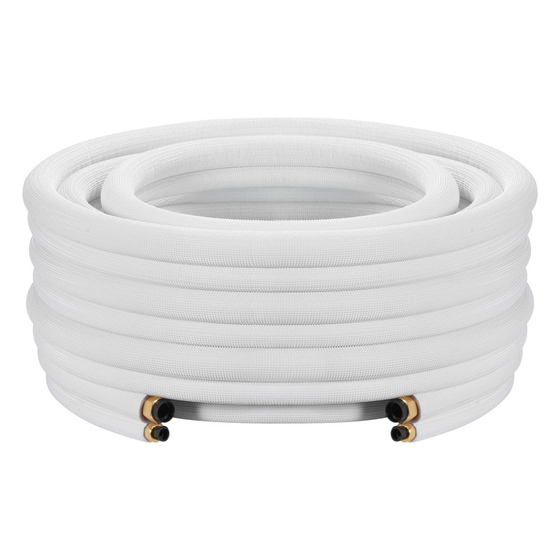 Mini-split-putkistosarja 15,2 m kupari 9,5 ja 15,9 mm PE-EVA-eriste