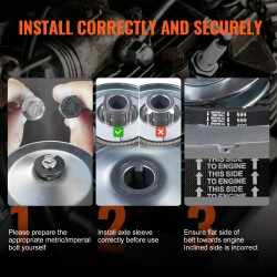 Vetokytkin raudasta ja seosmetallista 2–8 hv työkierrosnopeus 2000 kierrosta minuutissa leveällä kumihihnalla