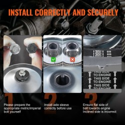 Vetokytkinsarja teräs- ja seosrakenteinen 2–8 hv moottoreille epäkeskoinen rakenne leveä kumihihna