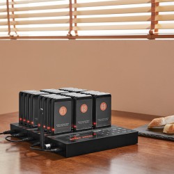 Langaton hakulaitteisto 24 hakulaitetta 400 m kantama LED valo värinä 250mAh akut