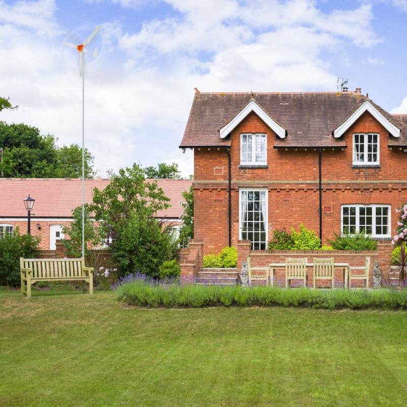 Tuuliturbiini 800 W 12 V kolmilapainen 1,5 m lasikuituvahvistetut nailonlavat MPPT-säädin