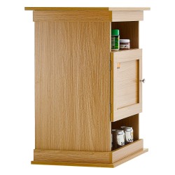 Akvaarioteline MDF 20 gallonan akvaariolle 76 kg kantavuus kaappi ja 2 hyllyä