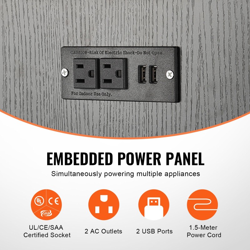 Akvaarioteline MDF ja teräsrunko sopii 20 gallonan akvaariolle sisäänrakennetulla pistorasialla