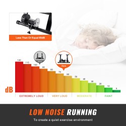 Magneettinen kuntopyöräteline hiiliteräsrunko M-mallinen 26–29-tuumaisille 120 kg kantavuus pikalukitus