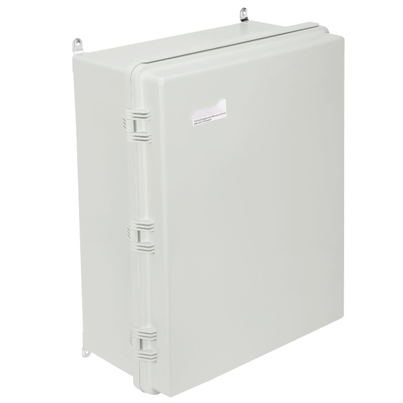 Sähköjakorasia ABS-muovi ulkokäyttöön 350x250x150 mm IP67-suojattu saranoitu kansi