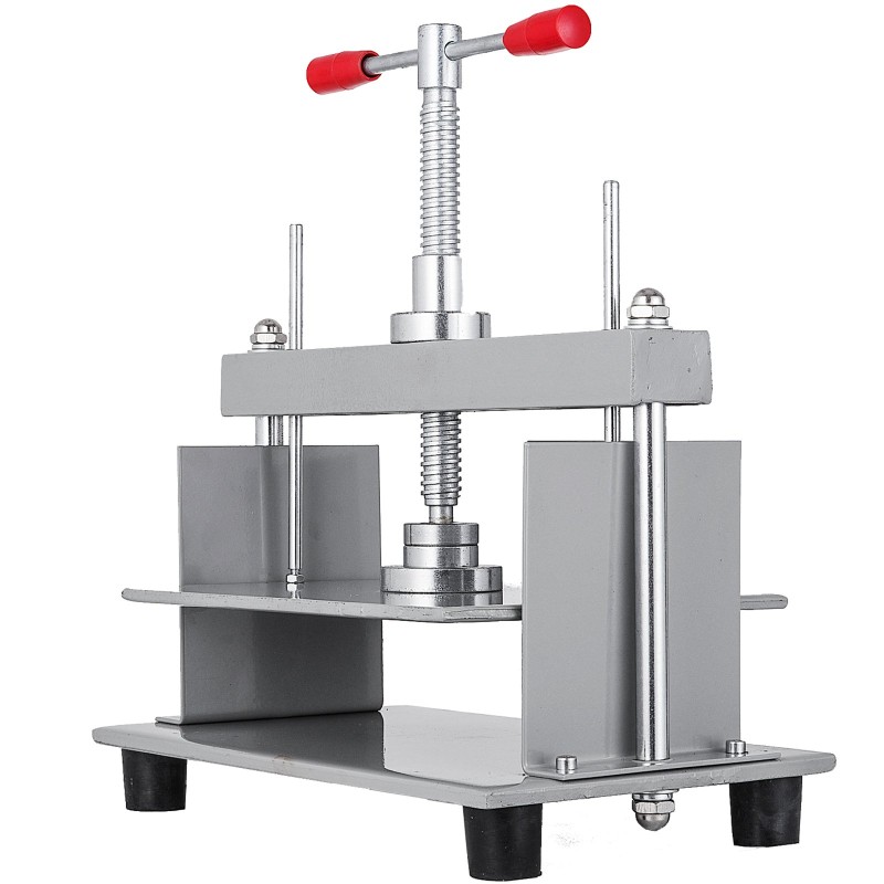 Kirjansidontapuristin paksu teräsrunko A4-kokoisille arkeille tuhannen viidensadan kilon puristusvoima