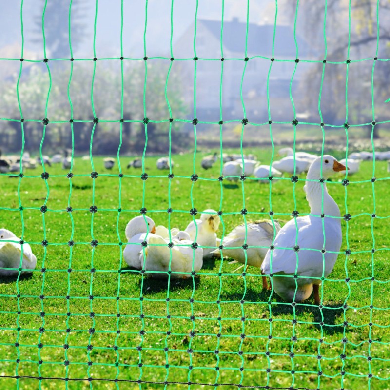 Sähköinen aitaverkko aurinkolaturilla PE-muovi ja ruostumaton teräslanka 48 tuumaa 30,5 m