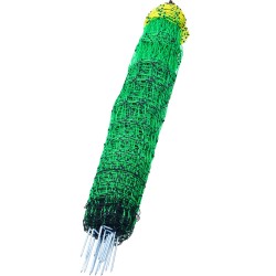 Sähköinen aitaverkko aurinkolaturilla PE-muovi ja ruostumaton teräslanka 48 tuumaa 30,5 m