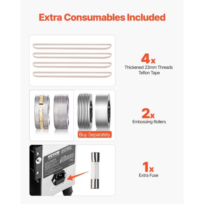 Pussinsuljin kuljetinhihnalla saumaleveys 6–12 mm digitaalinen lämpösäätö 0.02–0.8 mm muovipusseille