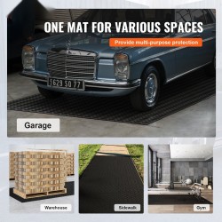 Timanttikuvioitu SBR-kumimatto kolme millimetriä kolmekymmentäkaksi neliöjalkaa autotalliin