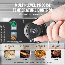 Sähköinen paistolevy 4000W A3-rautalevy 10 mm 25.98 x 15.75 tuumaa