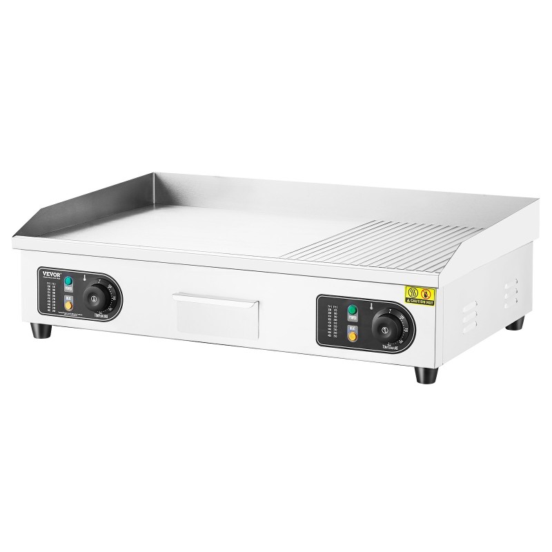 Sähköinen parilalevy 10 mm A3-rautalevy 4400 W ruostumaton teräs kotikeittiöön ja ravintolaan