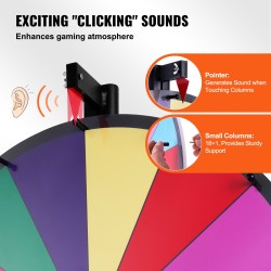 Onnenpyörä 36 tuumaa 18 sektoria kuivapyyhittävä pinta kaksi tussia pöytä tai lattia