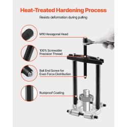 Laakerinvetosarja 14-osainen karkaistu teräs 50 mm ja 70 mm leuat 5 tonnia