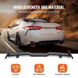 Takaspoileri ABS-muovi 1470 mm kiiltävä musta urheilullinen muotoilu 2018–2023 Camry-malleihin