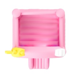 Puhallettava hyppylinna 190T vuori ja 840D oxford kangas 280x230x230 cm liukumäellä 3 8 vuotiaille