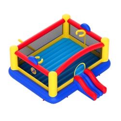 Ilmatäytteinen pomppulinna ulkokäyttöön 190T vuori 840D oxford-kangas liukumäki 3–10-vuotiaille