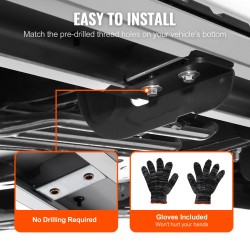 Astinlaudat 201-ruostumaton teräs 6 tuumaa 2 kpl sopii Silverado ja Sierra