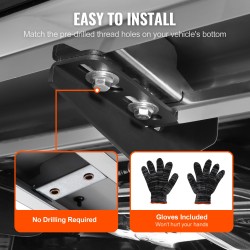 Sivuastinlaudat 201 ruostumatonta terästä 152 millimetriä leveät 2 kpl neljäovisiin autoihin