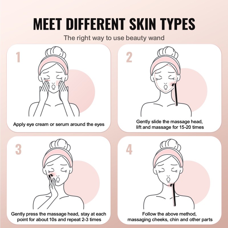 LED-valoterapiahoitolaite 7-värinen lämpöhoito mikrovirtavärinähieronta kasvoille ja kaulalle