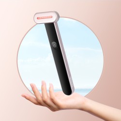 Punavalolaite kasvoille ja kaulalle 7 LED 630 nm mikrovirran värinähieronta kannettava