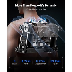 Hierontatuoli 4D SL-kisko nollapainovoima 36 ilmatyynyä tekoäly-ääniohjaus lämmitys