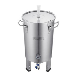 Käymisastia 30 l elintarvikelaatuisesta 304-ruostumattomasta teräksestä kansi hana lämpömittari