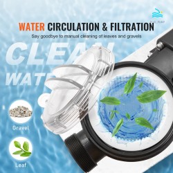 Allaspumppu yksinopeuksinen 2 hv 1491 W 435 l/min 15 m maanpäällisiin uima-altaihin