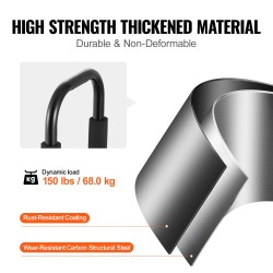 J-mallinen kajakin kattoteline paksu seosteräs ja muovi 1 pari taittuva