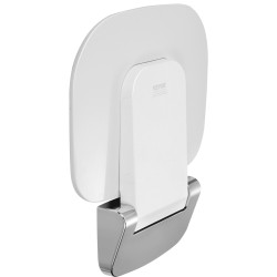 Taittuva seinäkiinnitteinen muovinen suihkuistuin 34,5×32,5 cm 204 kg