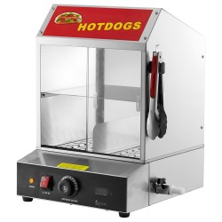 Höyrystin nakkeja ja sämpylöitä varten 27 l 2-tasoinen ruostumaton teräs karkaistu lasi