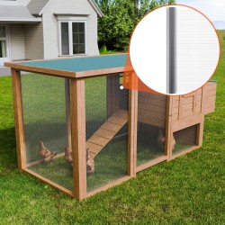 Kuumasinkitty rullaverkko sinkitty teräslanka 1220 mm 15,24 m 6,35 mm silmäkoko