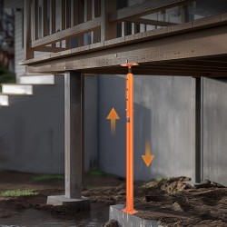 Teräksinen lattiatunkki säädettävä korkeus 134–236 cm maksimi 8165 kg 1 kpl