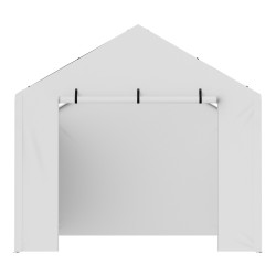 Autokatoksen polyeteenikankainen sivuseinä 6000 x 3000 mm vedenpitävä aurinkosuojattu valkoinen