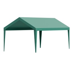 Autokatoksen kattopeite 3 x 6 m 210 g PE-kangas PU-pinnoite tummanvihreä