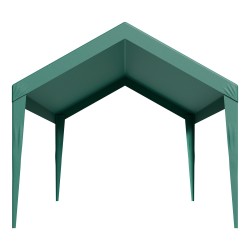 Autokatoksen kattopeite 3 x 6 m 210 g PE-kangas PU-pinnoite tummanvihreä