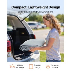 Autokatoksen vaihtopeite PE-kankainen 6,09 x 6,09 m sivuseinillä