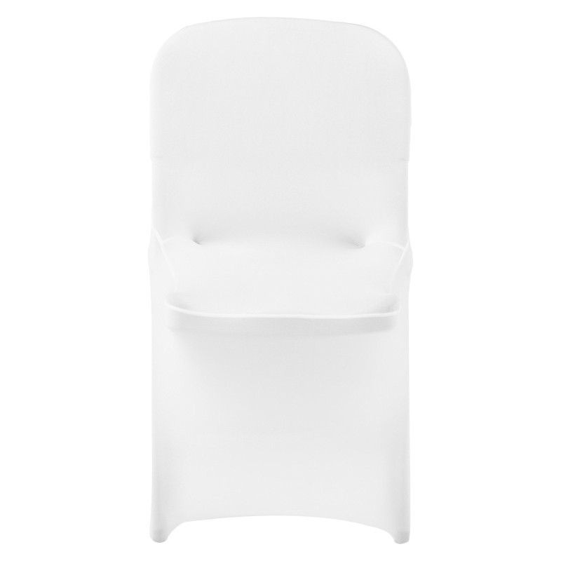 Tuolinpäälliset polyesteri-spandex valkoiset 30 kpl sopivat juhla- ja bankettituoleille