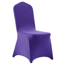 Tuolinsuojukset polyesteri-elastaani 50 kpl violetti joustava tasapintaisille tuoleille 510x450x950 mm