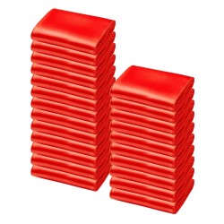 Satiiniset tuolinauhat 50 kpl 170 x 2750 mm punainen häihin ja juhliin