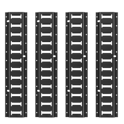 Teräksinen E-kiskosarja 610 mm 4 kpl 907 kg kantavuus perävaunuille ja pakettiautoihin