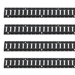 Sidontakiskosarja ruostumaton teräs 1524 mm 4 kpl kantavuus 907 kg
