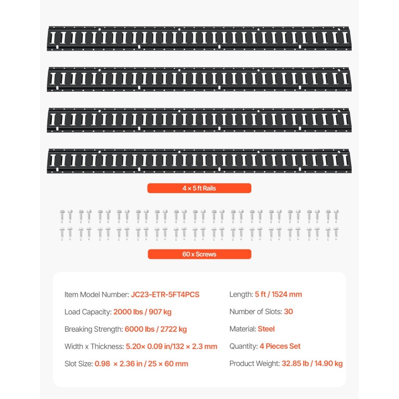 Sidontakiskosarja ruostumaton teräs 1524 mm 4 kpl kantavuus 907 kg