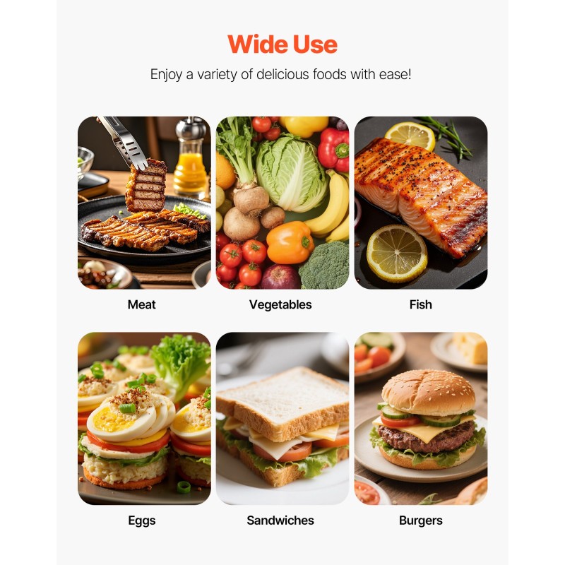 Sähköinen paninigrilli ruostumaton teräs kaksoispainelevyt tasainen emalipinta 485 x 230 mm