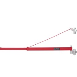 Sähkövinssin tukivarsi hiiliterästä 600 kilon kantavuudella 180 asteen kääntyvä jatkettava putki