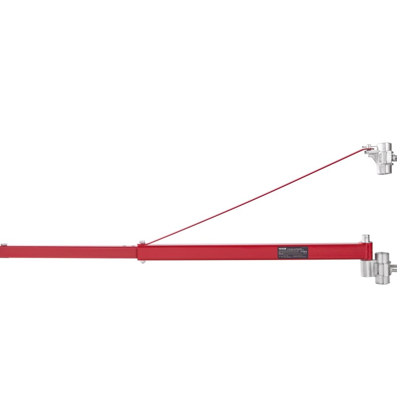 Sähkövinssin tukivarsi hiiliterästä 600 kilon kantavuudella 180 asteen kääntyvä jatkettava putki